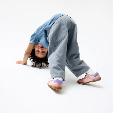 Dječje Barefoot Tenisice GROUNDIES® Panama Kids Ružičasto Orhidejne