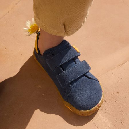 Dětské Barefoot Tenisky GROUNDIES® Malmö Modré