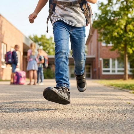 Dječje Barefoot Tenisice PEGRES TENISKY BF 57 crne