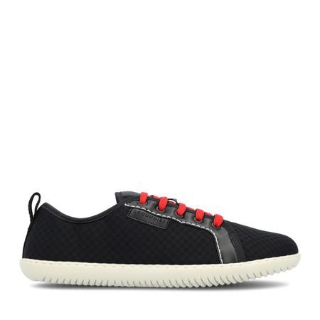 GROUNDIES® Flex Černo Červené | Barefoot tenisky