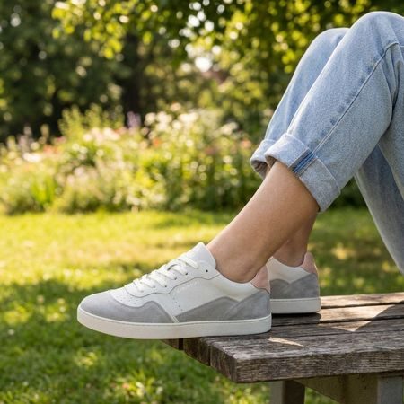 GROUNDIES® Nova GS1 Dámské Šedo Růžové | Dámské barefoot tenisky