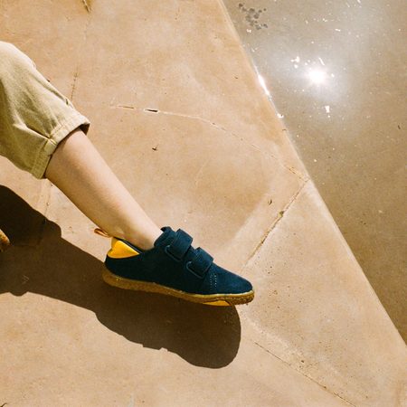 Dětské Barefoot Tenisky GROUNDIES® Malmö Modré