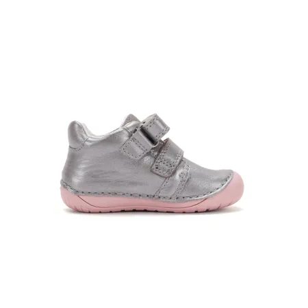 Dětské barefoot tenisky D.D.STEP S070-62332 Stříbrné