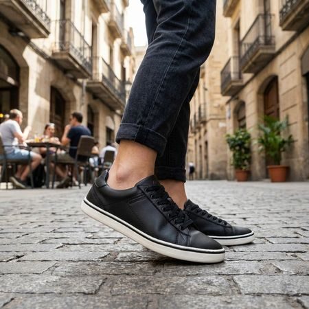 GROUNDIES® Galaxy Black Barefoot Tenisice