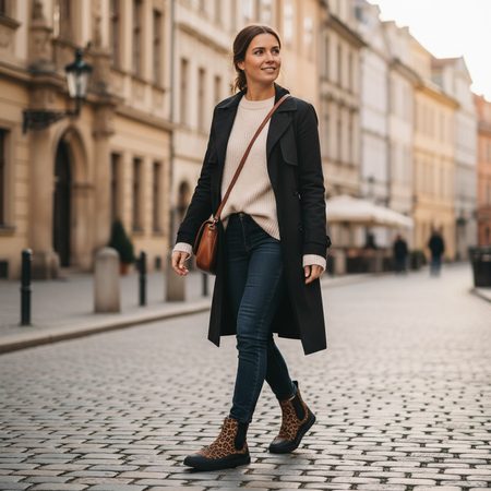 GROUNDIES® SIENNA Leopard Ženske Barefoot Chelsea