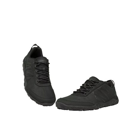 BENNON Barefoot kožené grafitově černé | Barefoot sportovní outdoorové boty