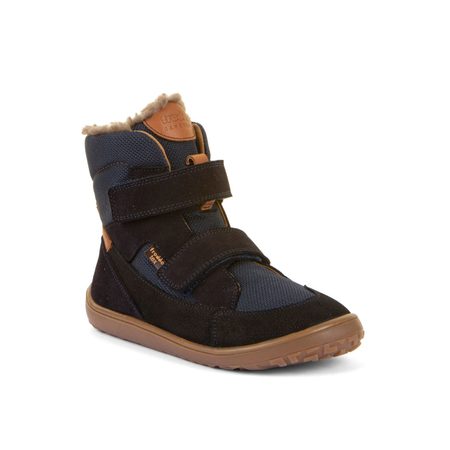 FRODDO UP TEX WINTER Dark Blue | Dětské zimní zateplené barefoot boty