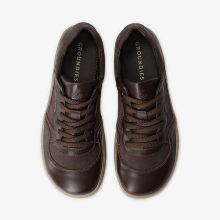 Dámské Barefoot Tenisky GROUNDIES® Nova Special Espresso/Krokodýl