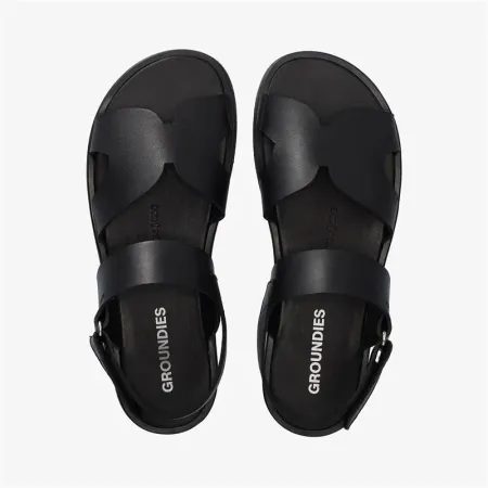 Dámské Barefoot Sandály GROUNDIES® Arc Černé