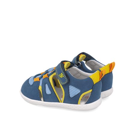 GARVALÍN SANDÁLY SPORT Blue/Yellow | Dětské barefoot sandály 4