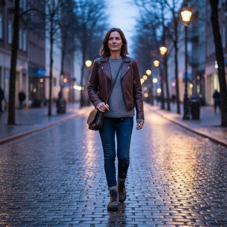 GROUNDIES® Torino Stone/Black Barefoot bélelt bokacipő