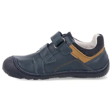 Dětské barefoot celoroční boty D.D.STEP S073-52363A Bermuda Blue