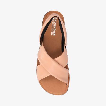 GROUNDIES® Verona Dámské Hnědé | Dámské barefoot sandály