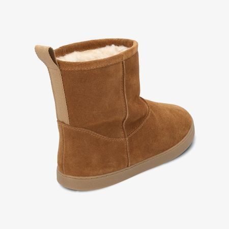 Dámské Barefoot Zateplené Boty GROUNDIES® COZY BOOT 2.0 Hnědé