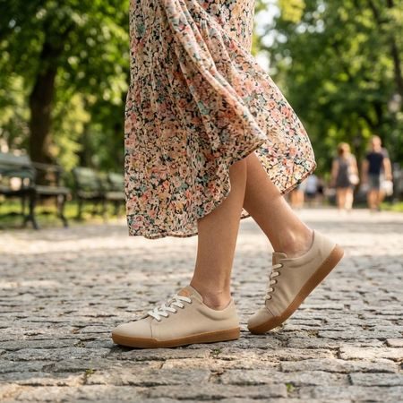 RAYVE WOODSTOCK Beige | Barefoot tenisky