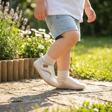 FRODDO PREWALKERS II Gold Shine | Dječje prve barefoot cipelice