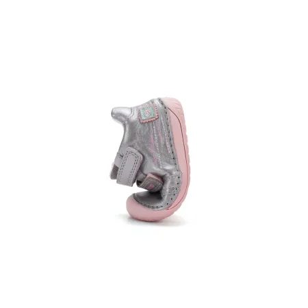 Dětské barefoot tenisky D.D.STEP S070-62332 Stříbrné