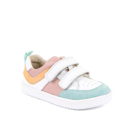 FRODDO TENISKY LOOP White Pink | Dětské barefoot tenisky