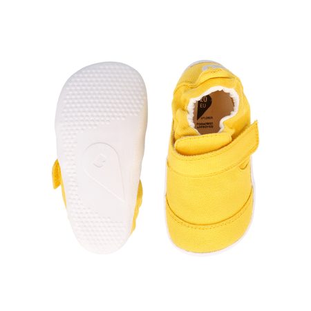BOBUX XPLORER GO ORGANIC Yellow | Dětské barefoot tenisky