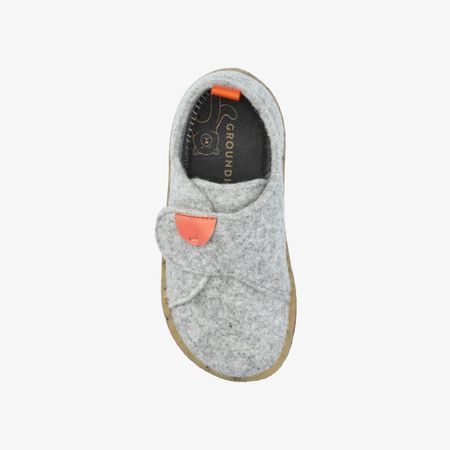 Dětské Barefoot Přezůvky GROUNDIES® Blokhus Kids Šedé