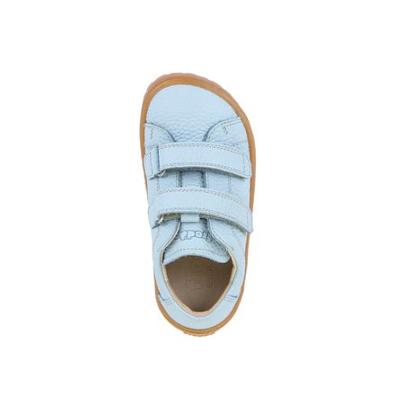 FRODDO TENISKY BAZE LEATHER D-VELCRO Light Blue | Dětské barefoot tenisky