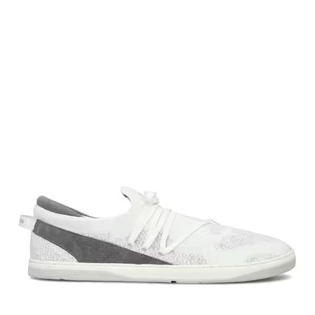 Barefoot Tenisky Slip-On Boty GROUNDIES® Osaka Bílo Šedé