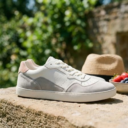 GROUNDIES® Nova GS1 Dámské Šedo Růžové | Dámské barefoot tenisky