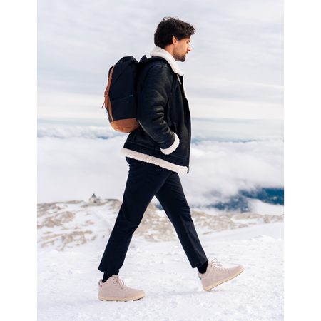 BE LENKA ZIMNÍ KOTNÍKOVÉ ArcticEdge - Beige | Zimní zateplené barefoot boty