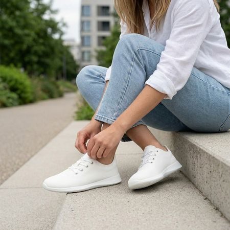 GROUNDIES® Balance 2.0 White Barefoot Tenisice