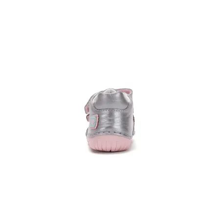 Dětské barefoot tenisky D.D.STEP S070-62332 Stříbrné