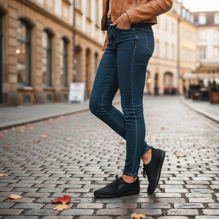 GROUNDIES® Flex Black Barefoot tenisice