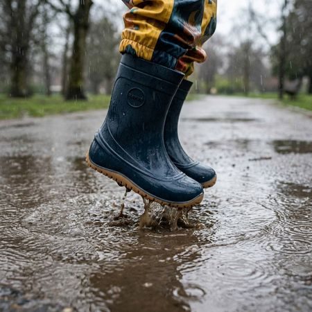 Dječje Barefoot Gumene Čizme RAYVE MONSOON tamno plave