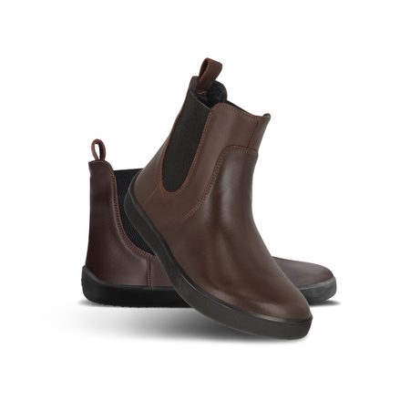 BE LENKA ENTICE NEO Dark Brown & Black | Dámské barefoot chelsea boty