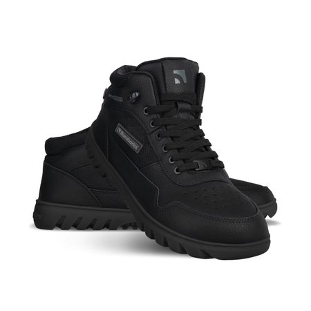 BAREBARICS URBAN EDGE  All Black  | Pánské kotníkové barefoot boty