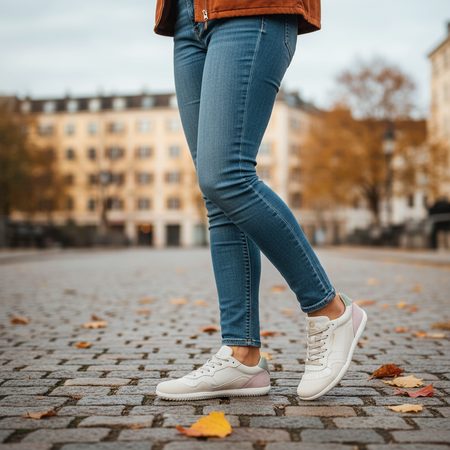 GROUNDIES® Nova GO1 Beige/Pink Женски Barefoot Спортни Обувки