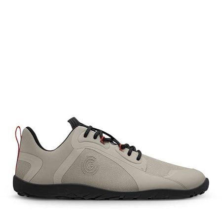 Pánské Barefoot Outdoorové Boty GROUNDIES® All Terrain Low Šedé