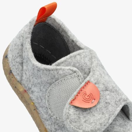 Dětské Barefoot Přezůvky GROUNDIES® Blokhus Kids Šedé