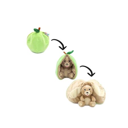 FLIPETZ PLYŠOVÁ HRAČKA 2v1 PES / JABLKO