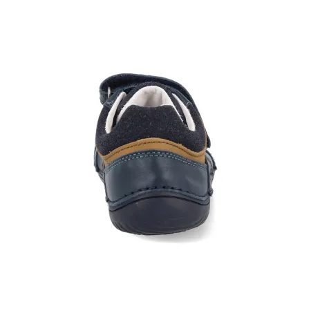 Dětské barefoot celoroční boty D.D.STEP S073-52363A Bermuda Blue