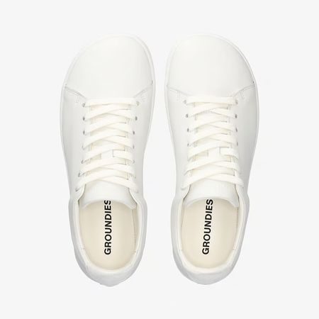 Barefoot Tenisky GROUNDIES® Zero Bílé