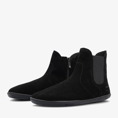 Barefoot Zateplené Chelsea GROUNDIES® CAMDEN MID Černé Barefoot+