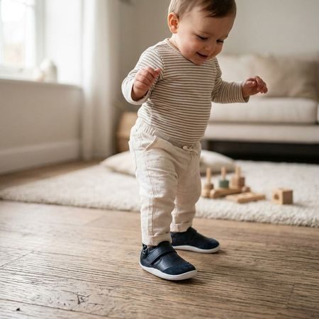 Otroške barefoot superge BOBUX XPLORER MARVEL mornariško modre