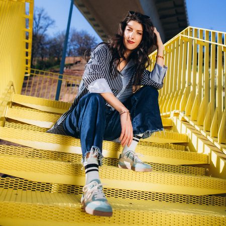 Barefoot tenisky GROUNDIES® Nova Special Nebesky Modré