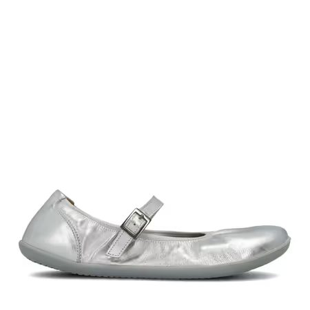 Dámské Barefoot Baleríny GROUNDIES® Amber 2.0 Stříbrné