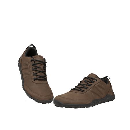 BENNON Barefoot kožené černo/hnědé | Barefoot sportovní outdoorové boty