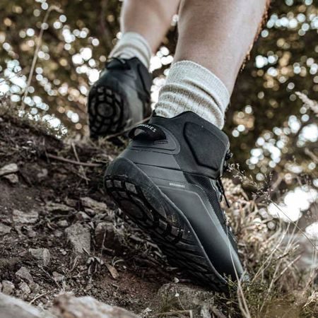 Barefoot Voděodolné Pohorky GROUNDIES® All Terrain High Černé