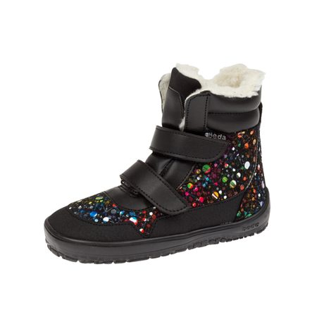 BEDA ZIMNÍ BFN 170070/W/MK/SO PLAYFUL PARROT | Dětské zimní zateplené barefoot boty