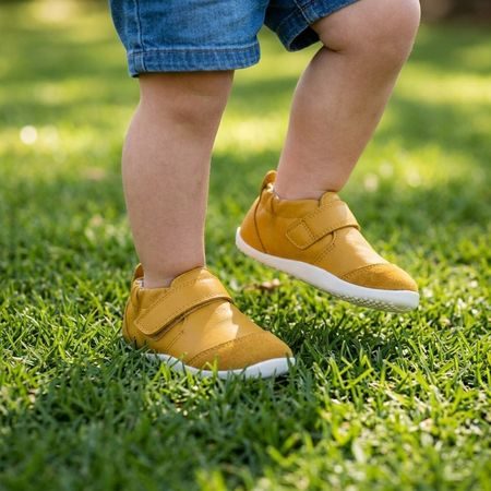 Dětské barefoot tenisky BOBUX XPLORER MARVEL žluté