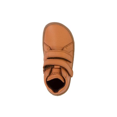 Dětské celoroční barefoot boty FRODDO KOTNÍKOVÉ koňakové