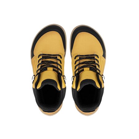 BE LENKA ZIMNÍ KOTNÍKOVÉ ArcticEdge - Mustard | Zimní zateplené barefoot boty